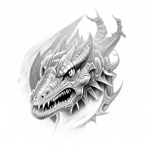 mythosaur  tattoo design idea