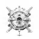 Millenium Falcon tattoo design idea