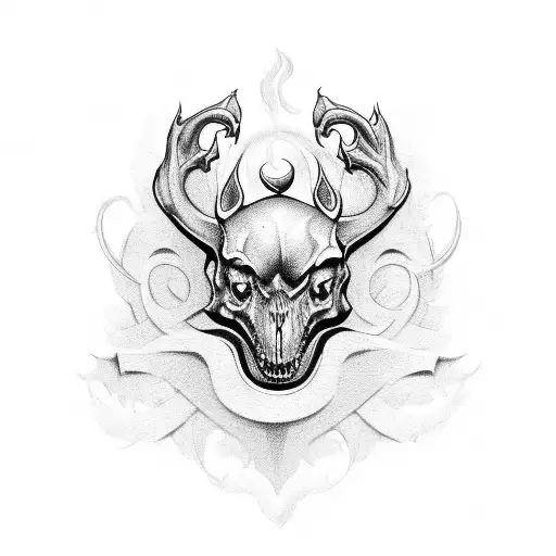 parker family crest tattoo design idea