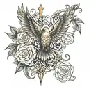 Isaiah 41:10 tattoo design idea