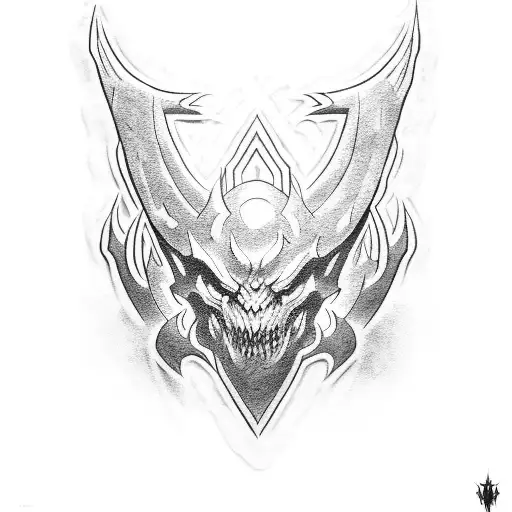 horde sign from world of warcraft tattoo design idea