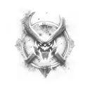 horde sign from world of warcraft tattoo design idea