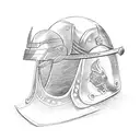 Samurai helmet, spartan helmet, mongol helmet, Viking helmet, knights helmet tattoo design idea