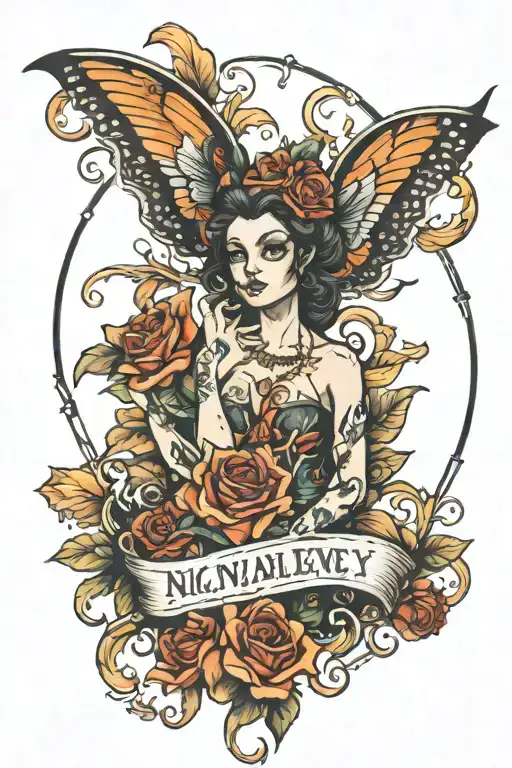 name nica levy samael tattoo design idea