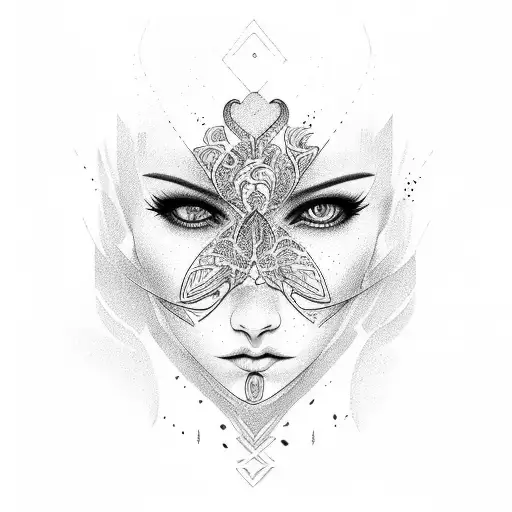 Joseph ❤️ Scarlett  tattoo design idea