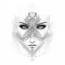 Joseph ❤️ Scarlett  tattoo design idea