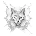 Joseph ❤️ Scarlett  tattoo design idea