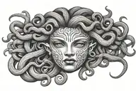 medusa head tattoo design idea