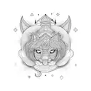 names Jhanvi and Harsh tattoo design idea