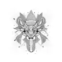 names Jhanvi and Harsh tattoo design idea