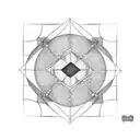 a square that doesn't fit a circle tattoo design idea