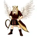 boar with wings tattoo design idea