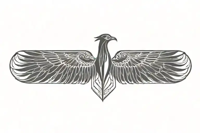 phoenix tattoo design idea