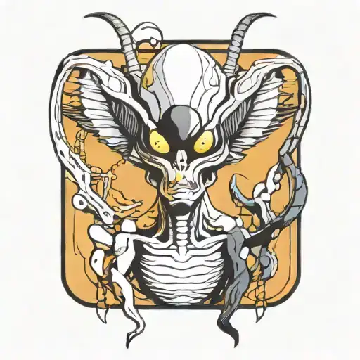 Alien tattoo design idea