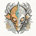 Alien tattoo design idea