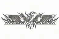 phoenix tattoo design idea