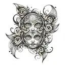 many eyes tattoo design idea