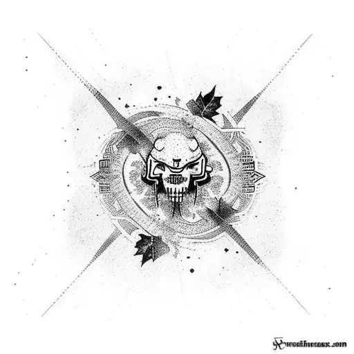 Shanghai fall in love and hate at the same time tattoo design idea