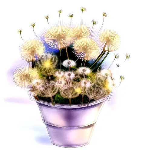 Dandelion tattoo design idea