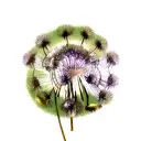 Dandelion tattoo design idea