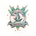 sage tattoo design idea