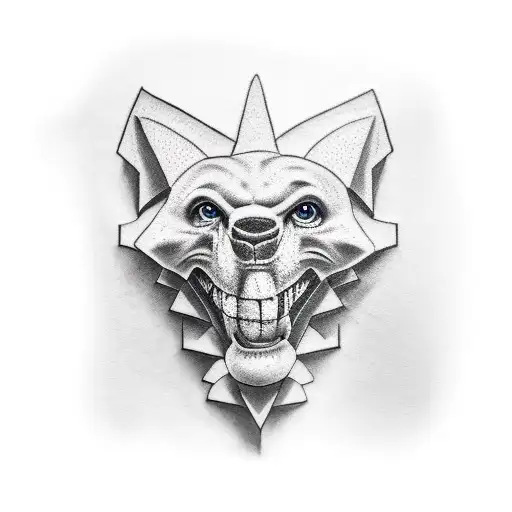 Brick wall background  tattoo design idea