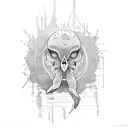 growth and self confidence tattoo design idea