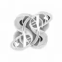 A DNA double helix transforming into a winding road, symbolizing the unconventional journey of building a family tattoo design idea