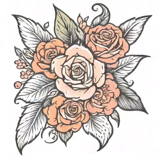 dc letters, flower, love, cutie pie, angel look, small tattoo design tattoo design idea