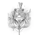 three chalices tattoo design idea