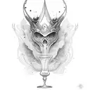 three chalices tattoo design idea