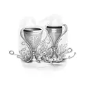 three chalices tattoo design idea