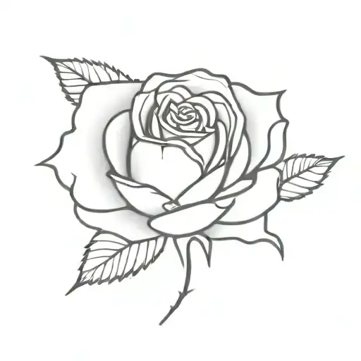 dying rose solace tattoo design idea