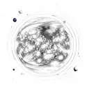 Solar planets around earth  tattoo design idea