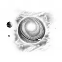 Solar planets  tattoo design idea