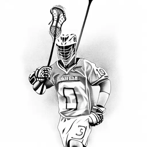 lacrosse, health, night tattoo design idea