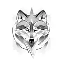wolf and cobra  tattoo design idea