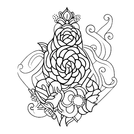 karma tattoo design idea