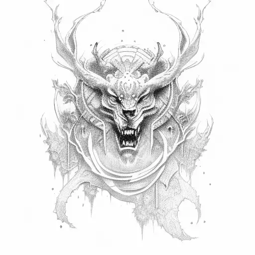 druid mark tattoo design idea