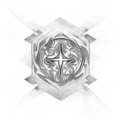 druid mark tattoo design idea