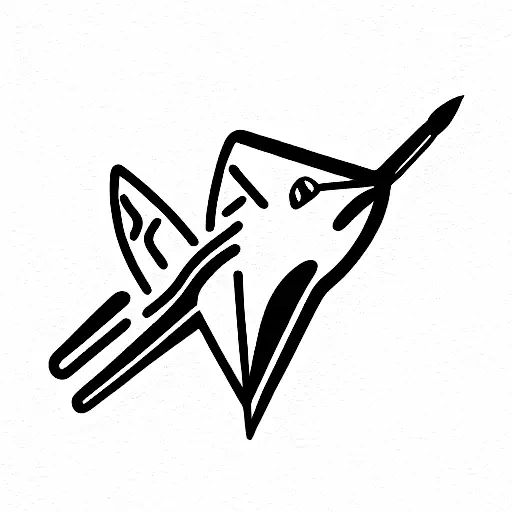 alas de aviacion tattoo design idea