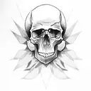 skull bus  tattoo design idea