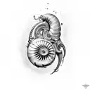 the nautilus from 20000 leagues under the sea  tattoo design idea