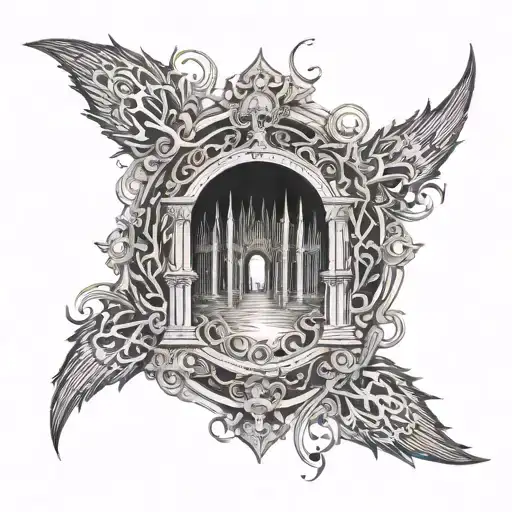 gates of hell Cappella Bolognini tattoo design idea