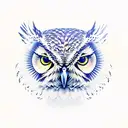 Owl tattoo design idea