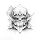 alas de angel tattoo design idea