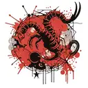 scorpio capricorn tattoo design idea