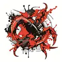 scorpio capricorn tattoo design idea