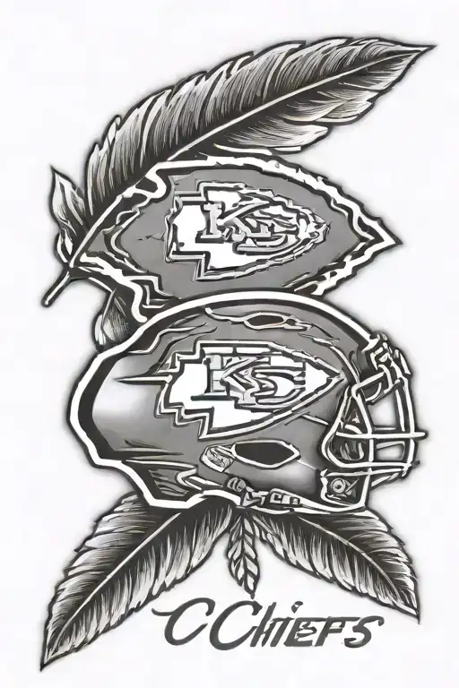 kansas city chiefs tattoo design idea
