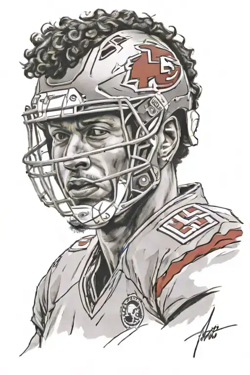 patrick mahomes tattoo design idea